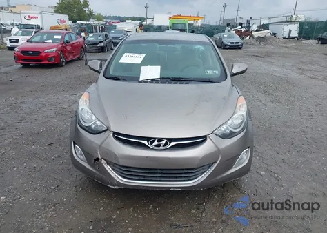 2013 Hyundai Elantra Gls z USA, uszkodzony, nr VIN 5NPDH4AE3DH447555